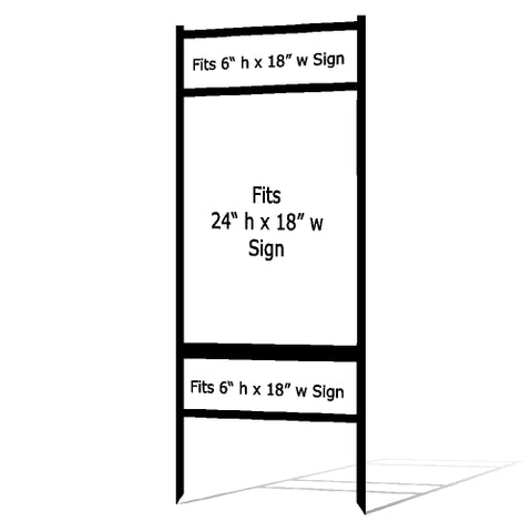 24" x 18" Real Estate Sign Frame