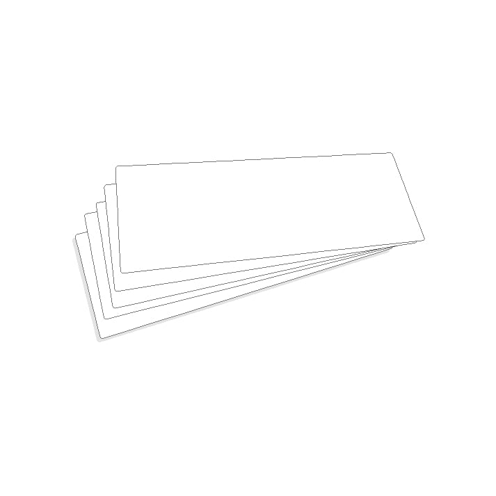 6" x 18" x .040 Aluminum Sign Blank