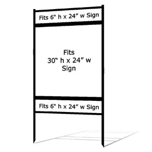 30" x 24" Real Estate Sign Frame