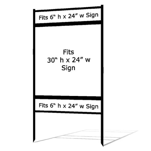 30" x 24" Real Estate Sign Frame