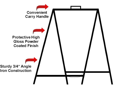 36" x 24" "A" Frame