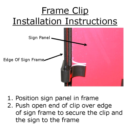 Metal Frame Clips - Bull Steel