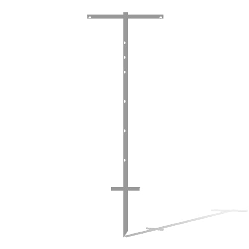 T-Bar Sign Stake - Gray