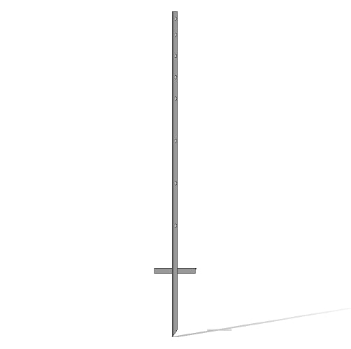 Angle Iron Sign Stake - Gray