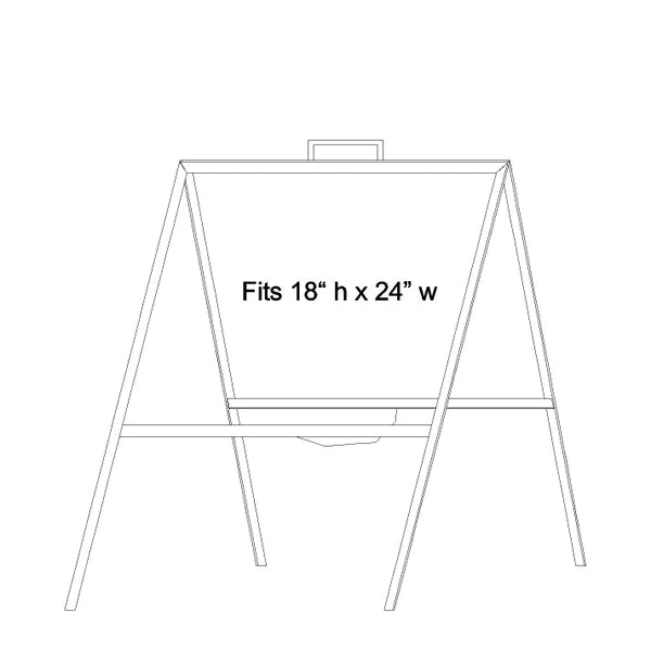 18" x 24" "A" Frame